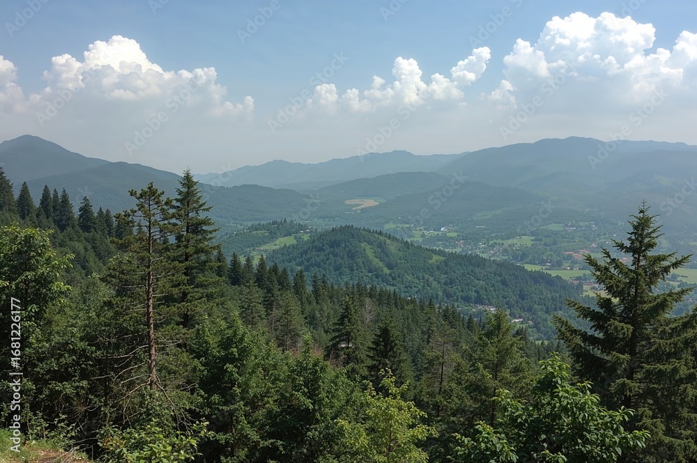 Fototapeta premium Stunning natural landscapes with pristine air at high altitude