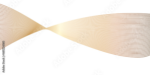 Modern dynamic curve artwork with elegant digital flow pattern