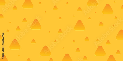Seamless vector background texture of cheese. Yellow cheese pattern