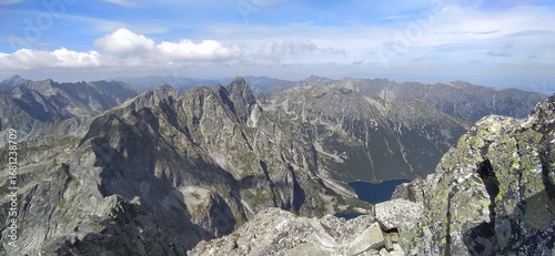 Spectacular Rocky Mountain Peaks and Alpine Lakes in the Tatra Mountains, Poland
