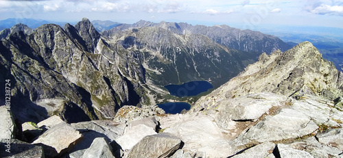 Spectacular Rocky Mountain Peaks and Alpine Lakes in the Tatra Mountains, Poland
