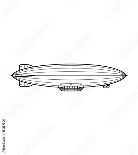 vector illustration of an airplane