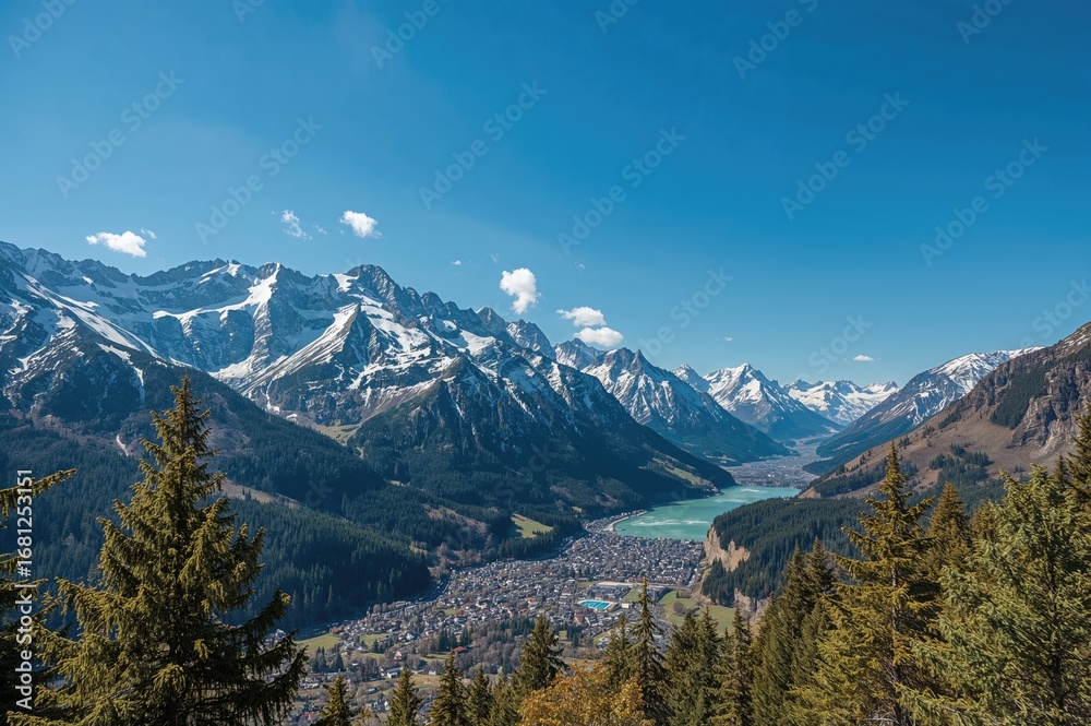 Obraz premium The Gem of the Alpine Mountains