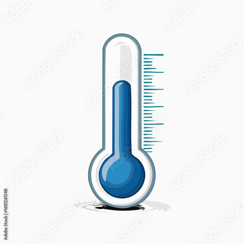 Cartoon Thermometer Illustration
