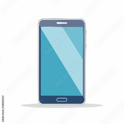 Sleek modern smartphone mockup for app design, mobile interface, or website presentation, showcasing a clean and contemporary device for digital innovation projects
