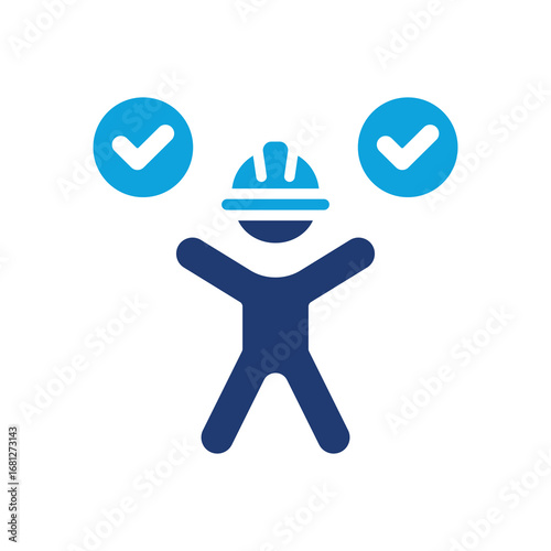 Ergonomic glyph color icon
