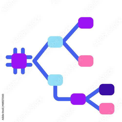 Decision Tree Icon