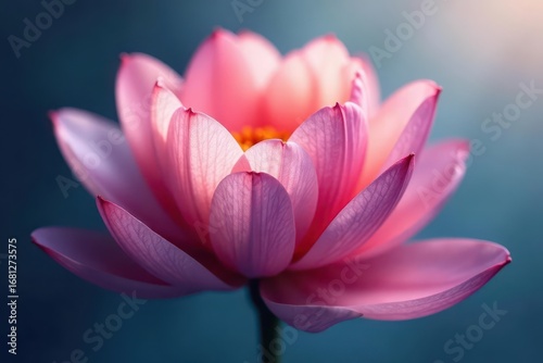 Subtle gradient hues paint delicate, overlapping petals , screen, visual, image