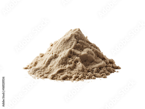 Heap of beach sand isolated on transparent White background png