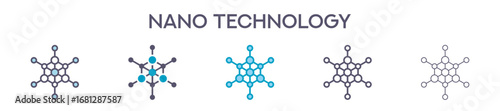 Nano Technology Icon Pack For Graphic Design - Multiple Styles