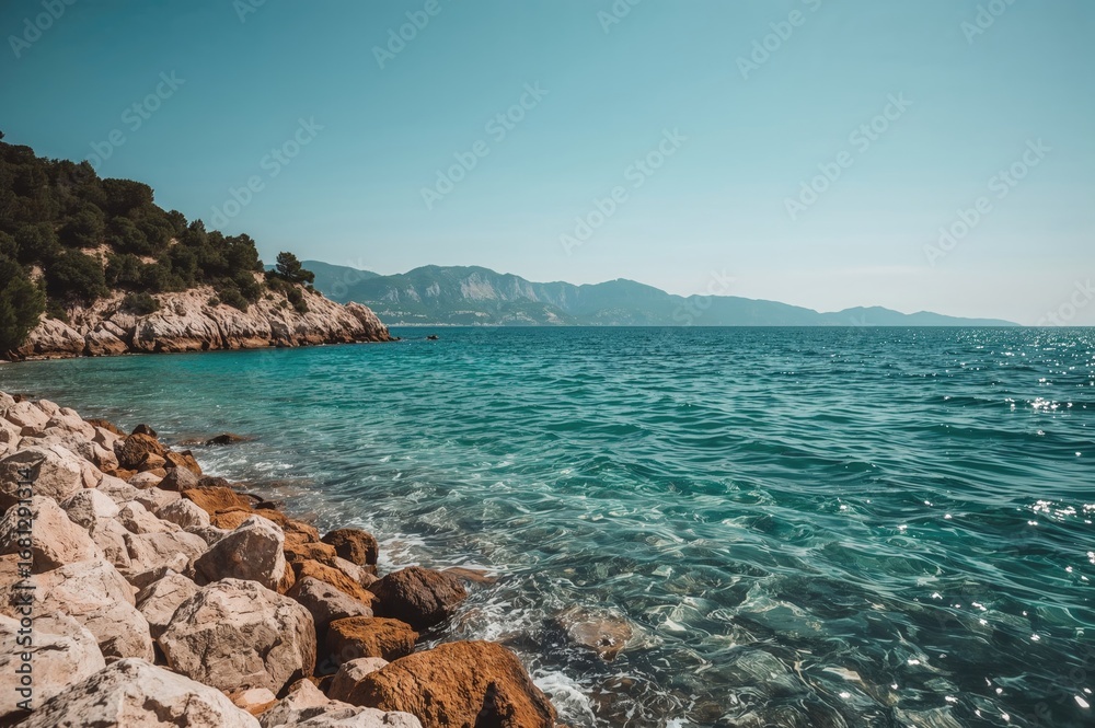 Fototapeta premium Scenic Views of Coastal Regions