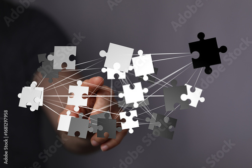 Interconnected puzzle piece...