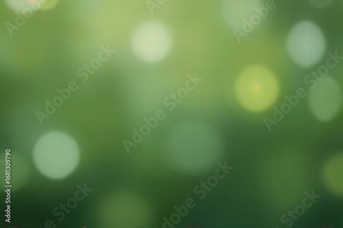 Blurred natural green scenery with abstract background