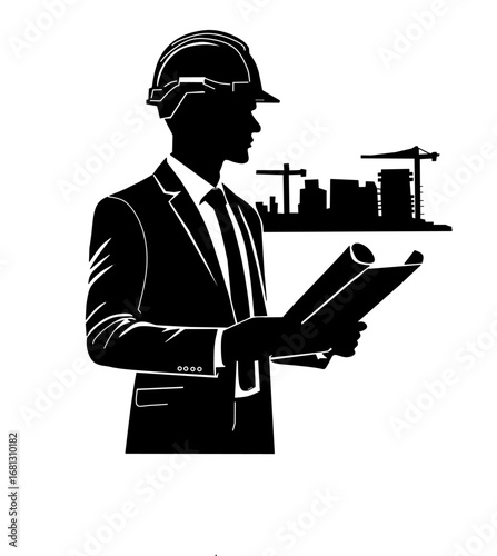 engineer with laptop