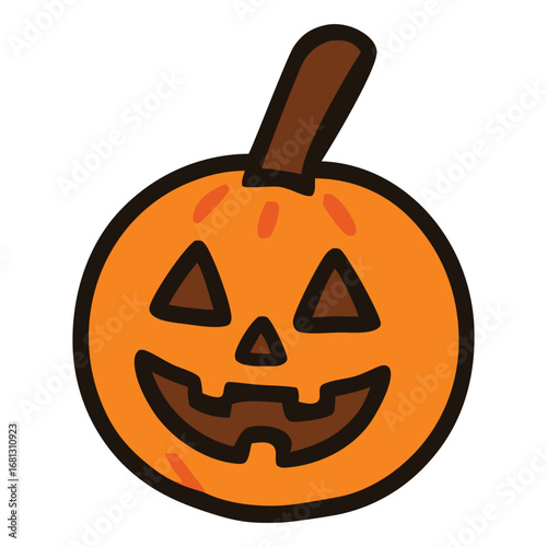 Wallpaper Mural Halloween pumpkin drawing. Suitable for seasonal designs, Halloween themed projects, and children illustrations. Perfect for Halloween and kids projects. Torontodigital.ca