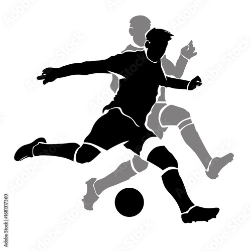 football player silhouette