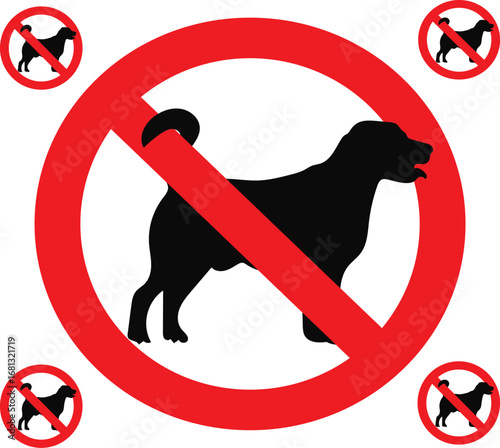 No Pets Allowed Sign prohibit sign no pets no pets sign red