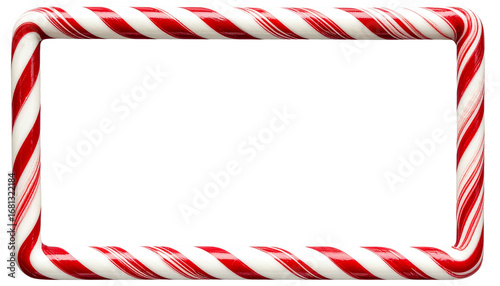 candy cane frame PNG 