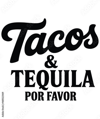 Sassy Tequila Advertisement with Hibiscus Flowers