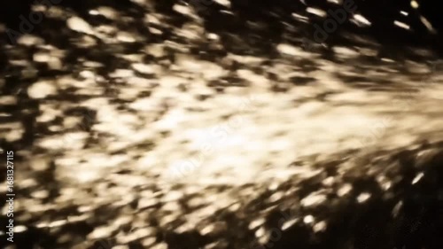 sparks flying through the void