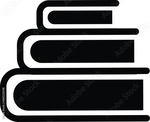 Book Icon Collection – Modern Flat and Minimal Design