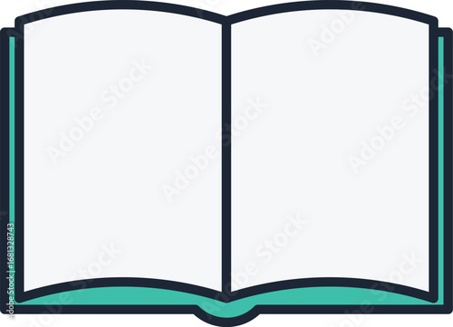 Book Icon Collection – Modern Flat and Minimal Design
