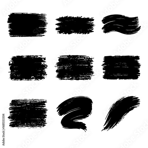 Vector rubs trailing paint dry uneven icon jagged streaks smears