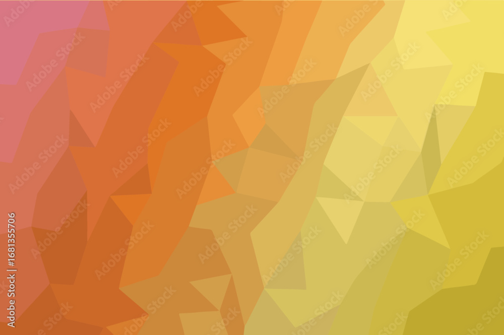 Abstract Colorful geometric background with vibrant gradient and triangular shapes.