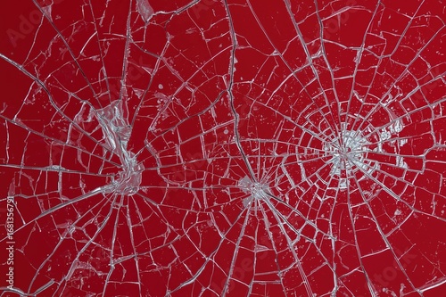 Shattered glass pattern wit...