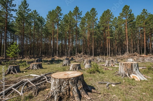 Overharvesting Pine Trees T...