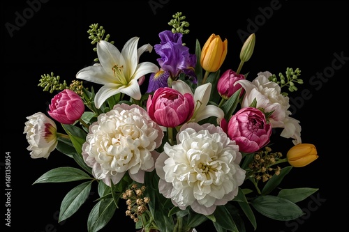 Vintage floral arrangement ...
