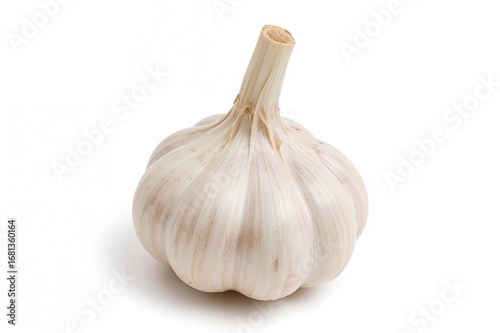Unpeeled Fresh Garlic Bulb ...