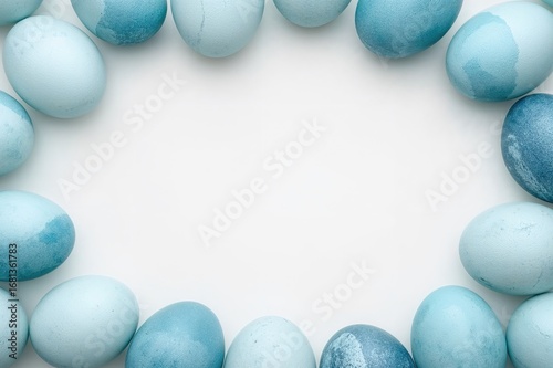 Collection of gradient blue...