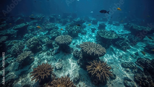 Underwater scenes showcasin...