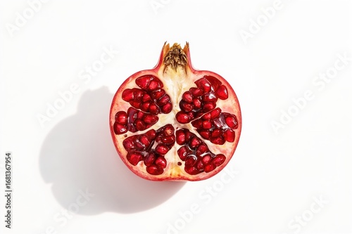 Isolated pomegranate on a p...