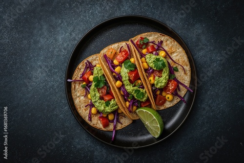 Plant-based tacos featuring...