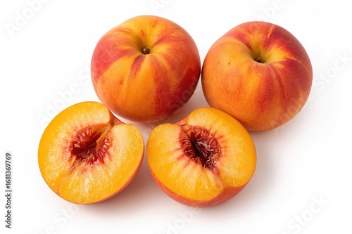 Single Peach Displayed Agai...