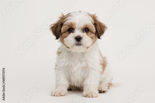7-week-old Shih Tzu and Mal...