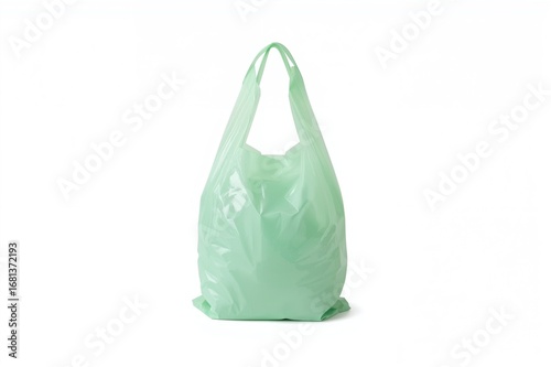 Single pale green plastic b...