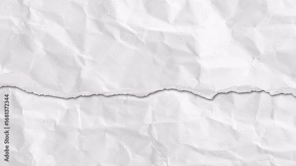 4k video Rip paper transitions with alpha channel