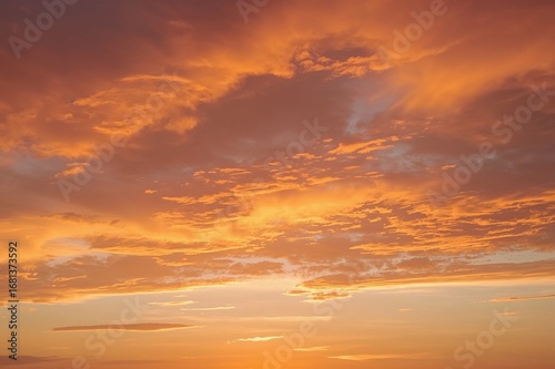 Morning sky with vibrant or...