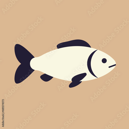 Fish Swimming Freely in Water