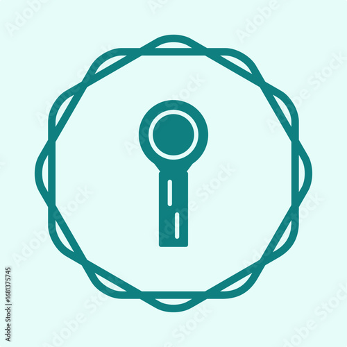 Wire Lugs symbol trendy artwork useful vector Illustration circle design handsome colorful background