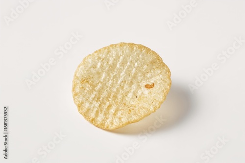Crispy snack slices on a pl...