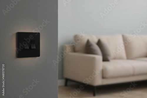 Close-up of sleek black dou...