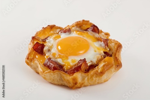 Oven-baked puff pastry bite...