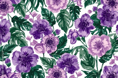 Seamless background with pu...