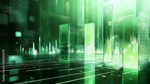 Financial background of green science and technology geometry