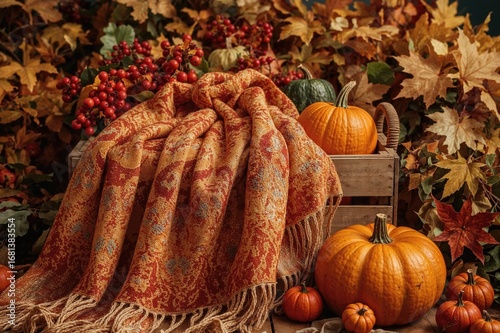 Autumn Scarf Made from Pump...