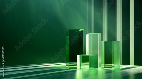 Financial background of green science and technology geometry